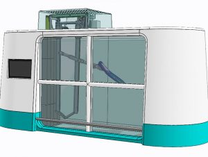 CAD of the finning robot