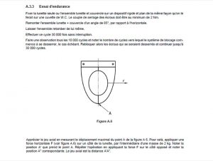 Extract from standard NF D 12-207