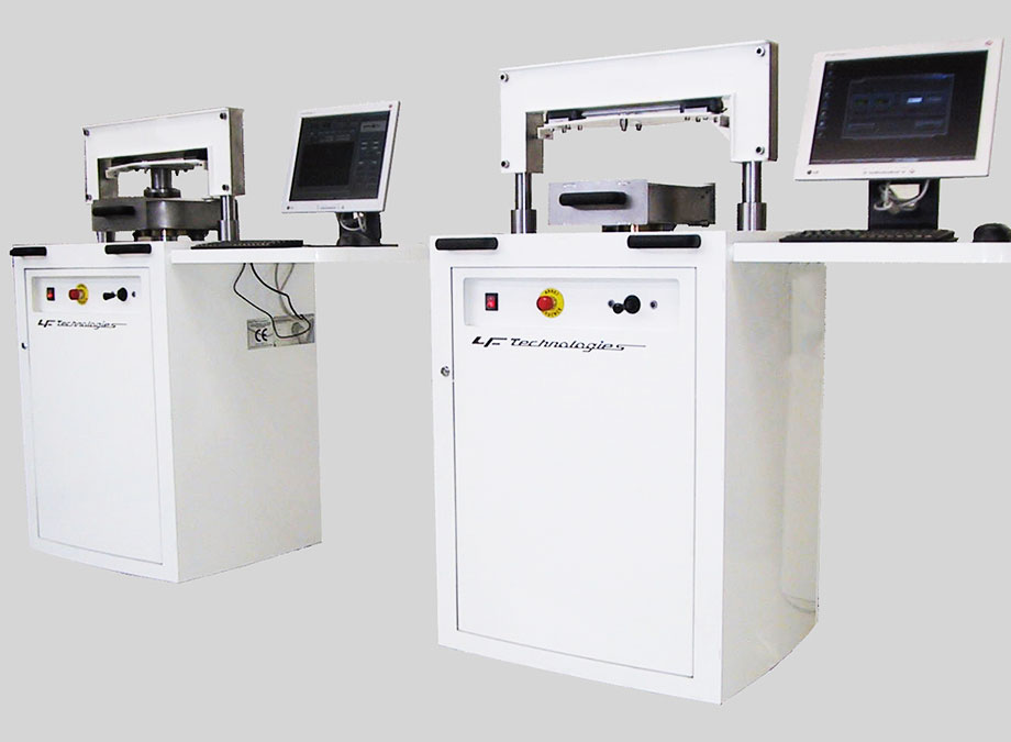 Quasi-static gear testing machine