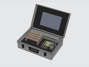 Aerator test bench carrying case