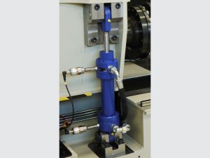 Vertical hydraulic positioning axis