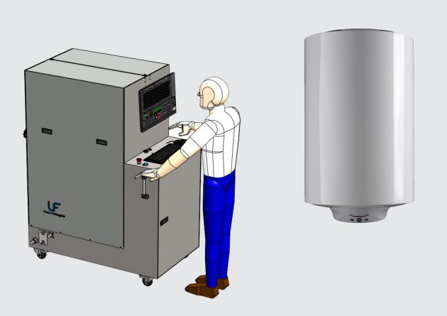 Cyclic pressure generator for hot water cylinders