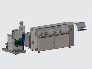 CAD of solenoid valve test bench