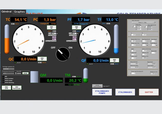 The EC pressure is set independently of the EF pressure.