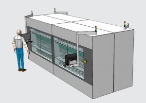 Set of 4 test benches