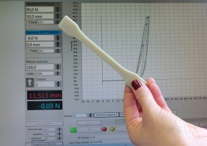 Test specimens for tensile-compression testing machine