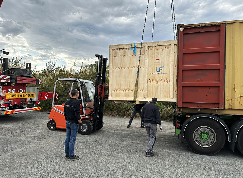 Shipment of hydraulic test benches to Egypt