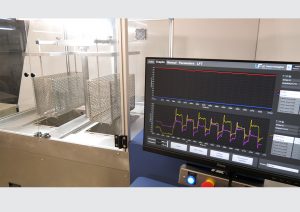 Test bench curves for chrome coating on taps