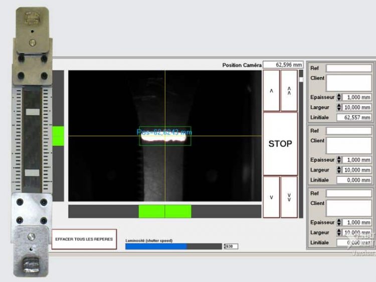 Deformation is measured using an optical extensometer.