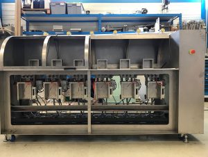 Mechanical assembly of the valve test bench