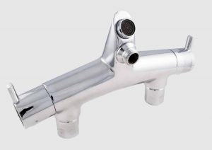 Mechanical mixing faucet