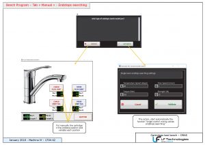 Extract from the cartridge bank software manual