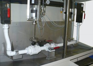 High torque hot/cold test zone